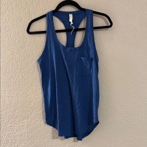 Lululemon Blue Racerback Tank Top